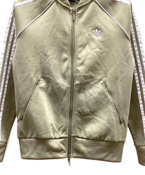 adidas Originals（アディダスオリジナル）adidas originals (アディダスオリジナル) Super Star SST Track Jacket（スーパースターＳＳＴトラックジャケット） カーキ サイズ:Mの古着・服飾アイテム