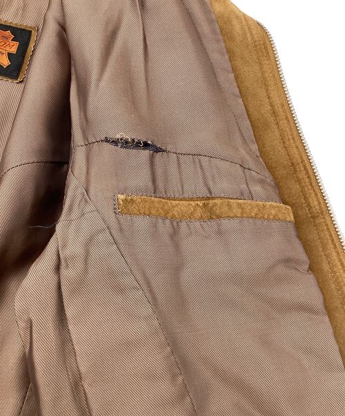 FREEDOM（フリーダム）freedom (フリーダム) ピッグレザージャケット ブラウン サイズ:38の古着・服飾アイテム