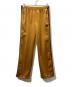 Needles（ニードルズ）の古着「ストレートジャージパンツ」｜ゴールド