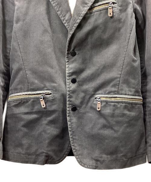 DIESEL（ディーゼル）DIESEL (ディーゼル) コーデュロイジャケット ブラウン サイズ:Mの古着・服飾アイテム