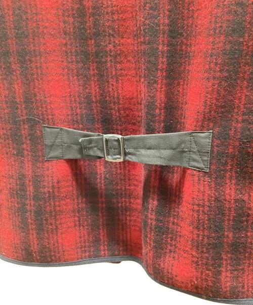 L.L.Bean（エルエルビーン）L.L.Bean (エルエルビーン) ウールベスト レッド×ブラック サイズ:Sの古着・服飾アイテム
