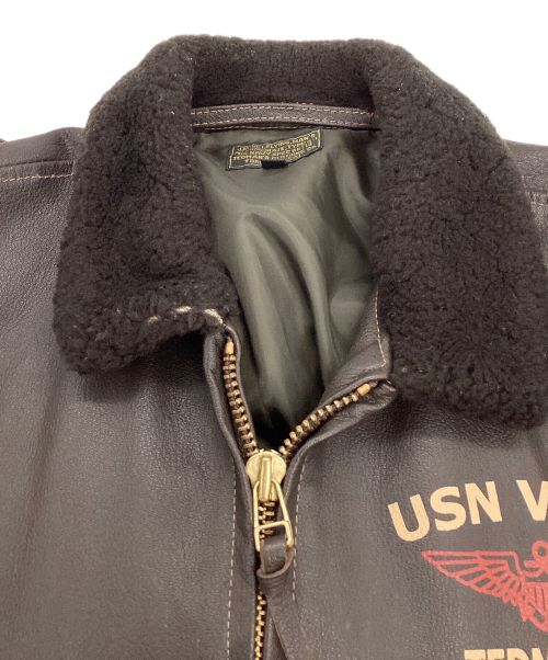 TEDMAN（テッドマン）TEDMAN (テッドマン) フライトジャケット ブラウン サイズ:40の古着・服飾アイテム