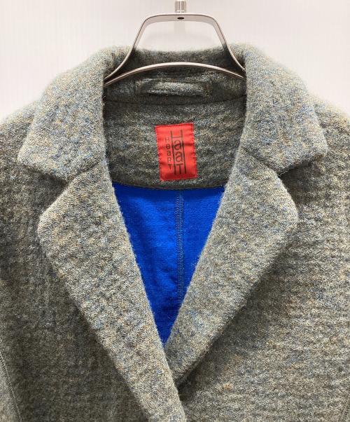 HaaT（ハート）Haat (ハート イッセイ ミヤケ) ウールコート カーキ サイズ:3の古着・服飾アイテム