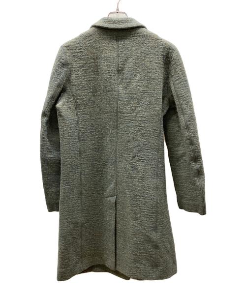 HaaT（ハート）Haat (ハート イッセイ ミヤケ) ウールコート カーキ サイズ:3の古着・服飾アイテム