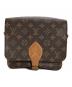 LOUIS VUITTON（ルイ ヴィトン）の古着「LOUIS VUITTON  モノグラム カルトシエールMM」｜ブラウン