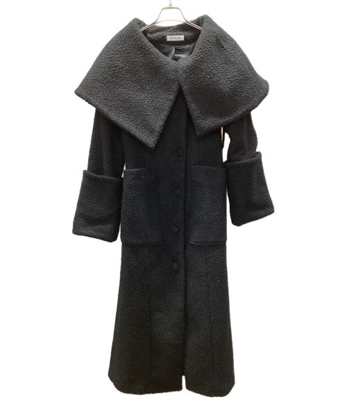 melt the lady（メルトザレディ）melt the lady (メルトザレディ) ラッピングガウンコート ブラック サイズ:Mの古着・服飾アイテム