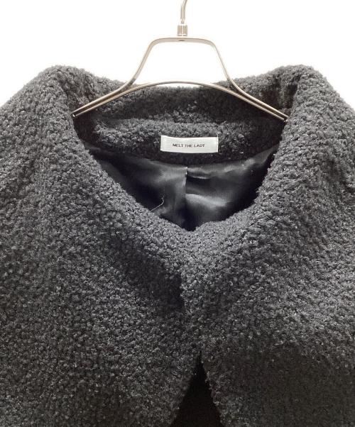 melt the lady（メルトザレディ）melt the lady (メルトザレディ) ラッピングガウンコート ブラック サイズ:Mの古着・服飾アイテム