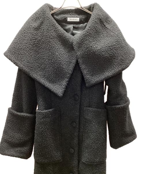 melt the lady（メルトザレディ）melt the lady (メルトザレディ) ラッピングガウンコート ブラック サイズ:Mの古着・服飾アイテム