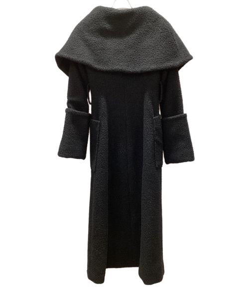 melt the lady（メルトザレディ）melt the lady (メルトザレディ) ラッピングガウンコート ブラック サイズ:Mの古着・服飾アイテム