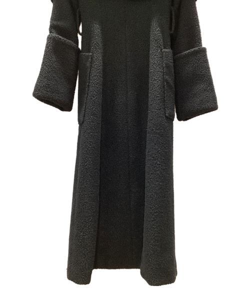 melt the lady（メルトザレディ）melt the lady (メルトザレディ) ラッピングガウンコート ブラック サイズ:Mの古着・服飾アイテム