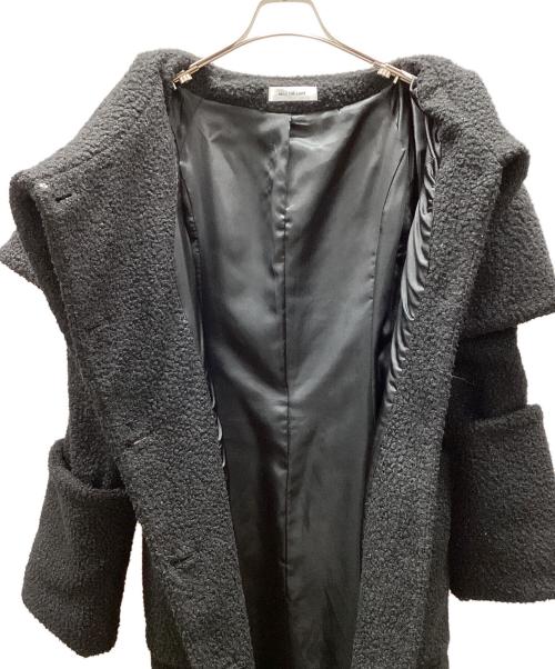 melt the lady（メルトザレディ）melt the lady (メルトザレディ) ラッピングガウンコート ブラック サイズ:Mの古着・服飾アイテム