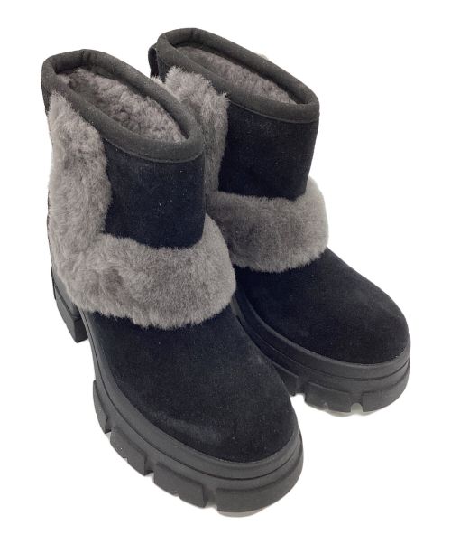 UGG（アグ）UGG (アグ) BROOKLYN SUNBURST ブルックリンサンバースト ブラック サイズ:24.5の古着・服飾アイテム