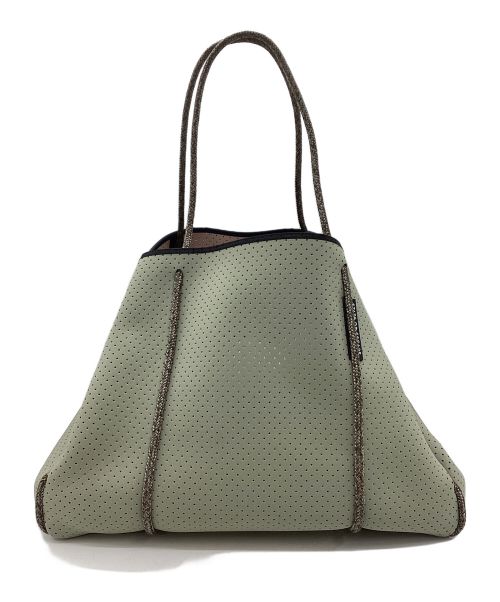 STATE OF ESCAPE（ステイトオブエスケープ）STATE OF ESCAPE (ステイトオブエスケープ) ESCAPE TOTE（エスケープトート） グリーン（sage/blush）の古着・服飾アイテム