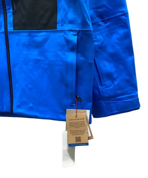 MAMMUT（マムート）MAMMUT (マムート) ストーニー ハードシェル フーデッド ジャケット ブルー サイズ:L 未使用品の古着・服飾アイテム