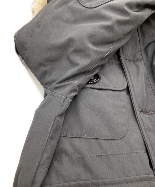 CANADA GOOSE（カナダグース）CANADA GOOSE (カナダグース) Russel Parka Heritage （ラッセル パーカ ヘリテージ） ブラック サイズ:Sの古着・服飾アイテム