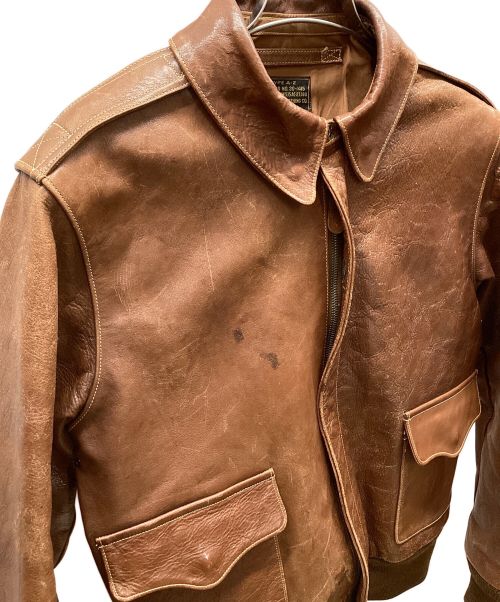 BUZZ RICKSON'S（バズリクソンズ）Buzz Rickson's (バズリクソンズ) A-2フライトジャケット ブラウン サイズ:38の古着・服飾アイテム