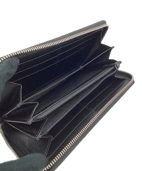GUCCI（グッチ）GUCCI (グッチ) GGマーモント　長財布 ブラックの古着・服飾アイテム