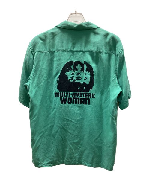 Hysteric Glamour（ヒステリックグラマー）Hysteric Glamour (ヒステリックグラマー) ボウリングシャツ グリーン サイズ:Lの古着・服飾アイテム
