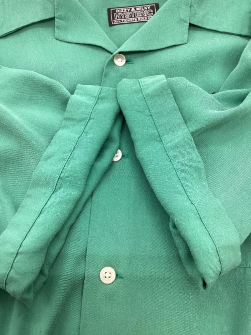 Hysteric Glamour（ヒステリックグラマー）Hysteric Glamour (ヒステリックグラマー) ボウリングシャツ グリーン サイズ:Lの古着・服飾アイテム