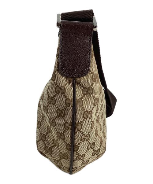 GUCCI（グッチ）GUCCI (グッチ) GUCCI　GGキャンバス ショルダーバッグ ベージュの古着・服飾アイテム