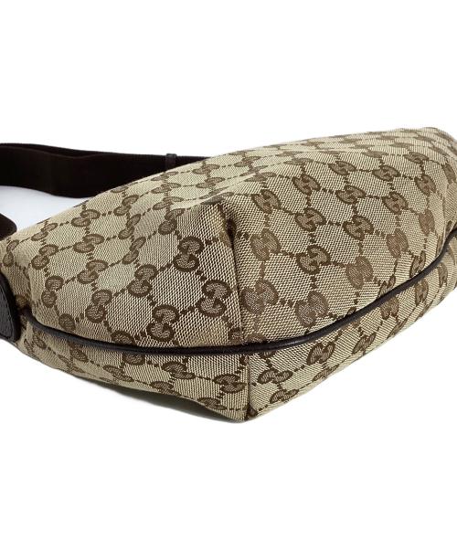 GUCCI（グッチ）GUCCI (グッチ) GUCCI　GGキャンバス ショルダーバッグ ベージュの古着・服飾アイテム