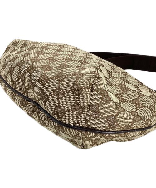 GUCCI（グッチ）GUCCI (グッチ) GUCCI　GGキャンバス ショルダーバッグ ベージュの古着・服飾アイテム