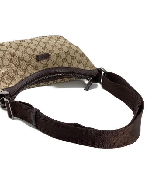 GUCCI（グッチ）GUCCI (グッチ) GUCCI　GGキャンバス ショルダーバッグ ベージュの古着・服飾アイテム