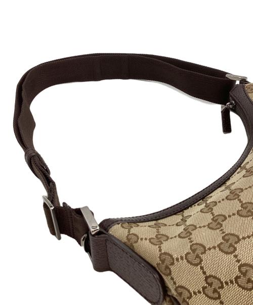 GUCCI（グッチ）GUCCI (グッチ) GUCCI　GGキャンバス ショルダーバッグ ベージュの古着・服飾アイテム