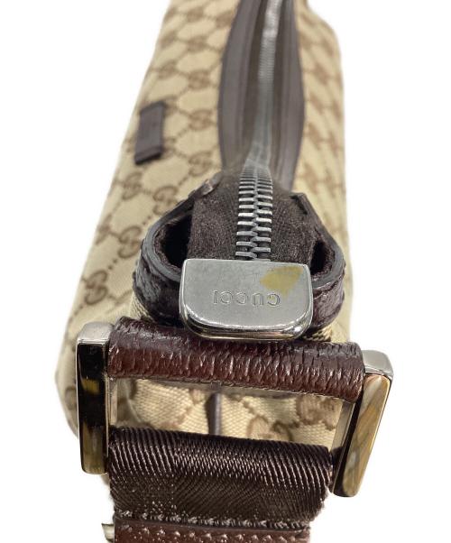 GUCCI（グッチ）GUCCI (グッチ) GUCCI　GGキャンバス ショルダーバッグ ベージュの古着・服飾アイテム