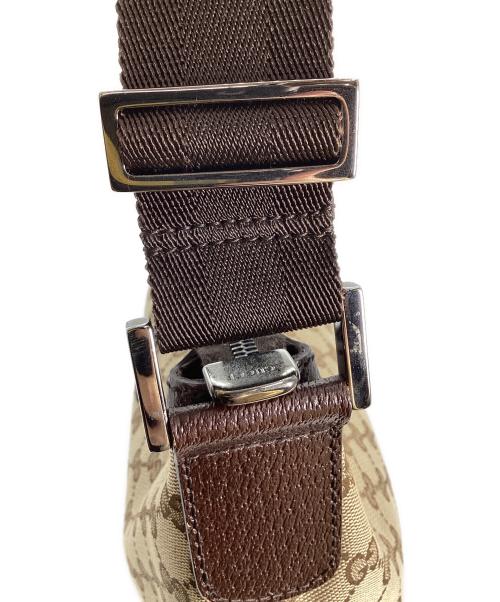 GUCCI（グッチ）GUCCI (グッチ) GUCCI　GGキャンバス ショルダーバッグ ベージュの古着・服飾アイテム