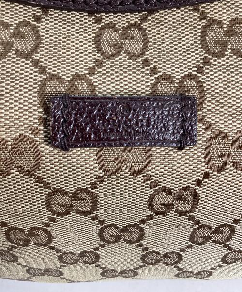 GUCCI（グッチ）GUCCI (グッチ) GUCCI　GGキャンバス ショルダーバッグ ベージュの古着・服飾アイテム