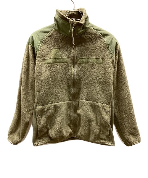 US ARMY（ユーエスアーミー）US ARMY (ユーエスアーミー) フリースジャケット カーキ サイズ:Sの古着・服飾アイテム