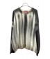 Supreme（シュプリーム）の古着「Blurred Logo Sweater　ブラード ロゴ セーター」｜ブラック×ホワイト