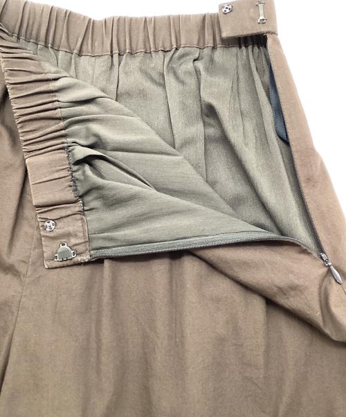 慈雨（ジウ）慈雨 (ジウ) ワイドパンツ ブラウン サイズ:Mの古着・服飾アイテム