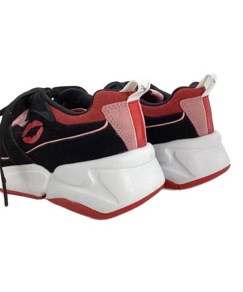 PUMA（プーマ）PUMA (プーマ) Maybelline New York スニーカー ブラック×ピンク サイズ:23の古着・服飾アイテム