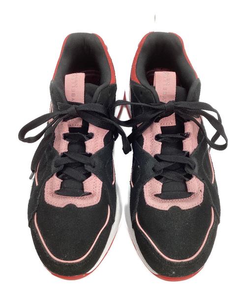 PUMA（プーマ）PUMA (プーマ) Maybelline New York スニーカー ブラック×ピンク サイズ:23の古着・服飾アイテム