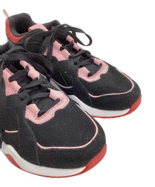 PUMA（プーマ）PUMA (プーマ) Maybelline New York スニーカー ブラック×ピンク サイズ:23の古着・服飾アイテム