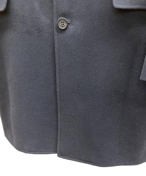 PRADA（プラダ）PRADA (プラダ) フェイクレイヤードチェスターコート ブラック サイズ:46の古着・服飾アイテム