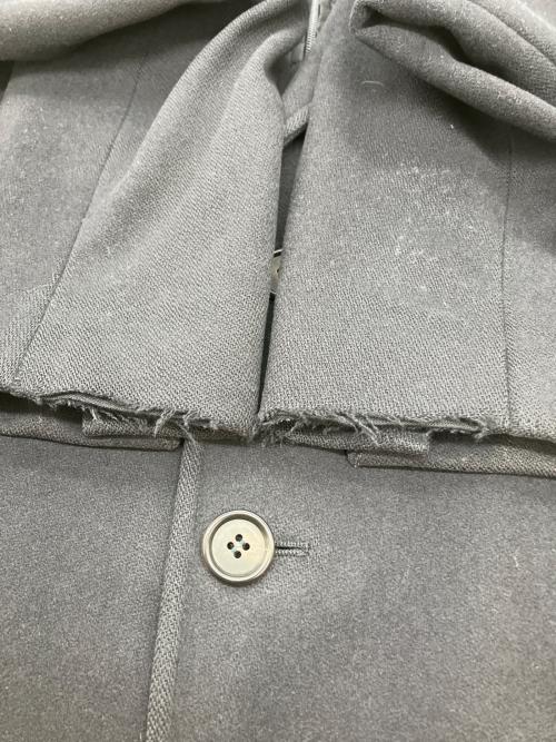 PRADA（プラダ）PRADA (プラダ) フェイクレイヤードチェスターコート ブラック サイズ:46の古着・服飾アイテム