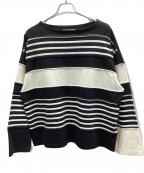 Wizzardウィザード）の古着「SWITCHING BASQUE SHIRT」｜ホワイト×ブラック