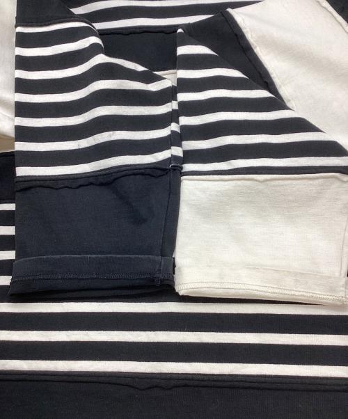 Wizzard（ウィザード）Wizzard (ウィザード) SWITCHING BASQUE SHIRT ホワイト×ブラック サイズ:Sの古着・服飾アイテム