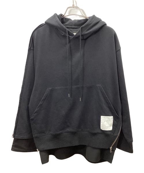 Wizzard（ウィザード）Wizzard (ウィザード) LAYERED HOODIE（レイヤードフーディー） ブラック サイズ:2の古着・服飾アイテム