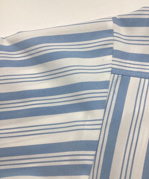CalTop（キャルトップ）CalTop (キャルトップ) ストライプシャツ ホワイト×ブルー サイズ:不明の古着・服飾アイテム