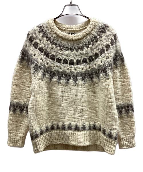 BATONER（バトナ―）BATONER (バトナ―) ニット クリーム サイズ:Mの古着・服飾アイテム