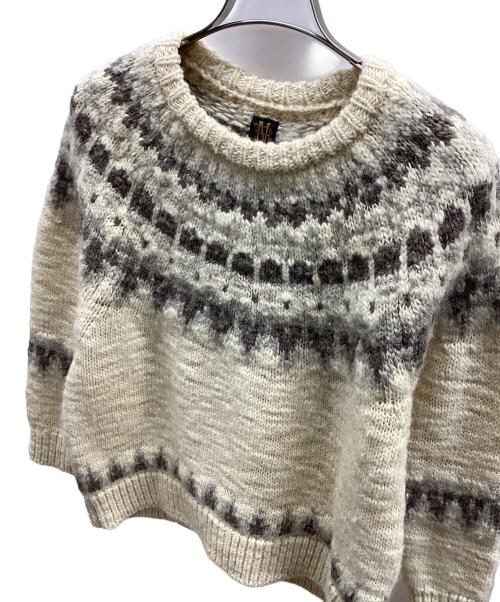 BATONER（バトナ―）BATONER (バトナ―) ニット クリーム サイズ:Mの古着・服飾アイテム