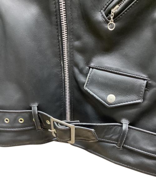Schott（ショット）Schott (ショット) ダブルライダースジャケット ブラック サイズ:40の古着・服飾アイテム
