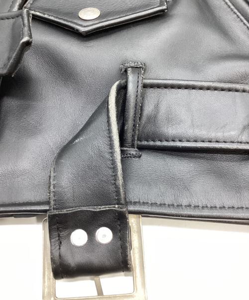 Schott（ショット）Schott (ショット) ダブルライダースジャケット ブラック サイズ:40の古着・服飾アイテム