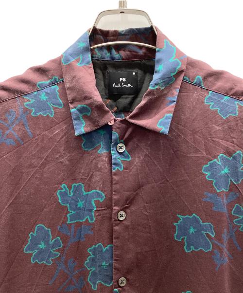 PAUL SMITH（ポールスミス）PAUL SMITH (ポールスミス) オープンカラーシャツ ブラウン サイズ:Mの古着・服飾アイテム