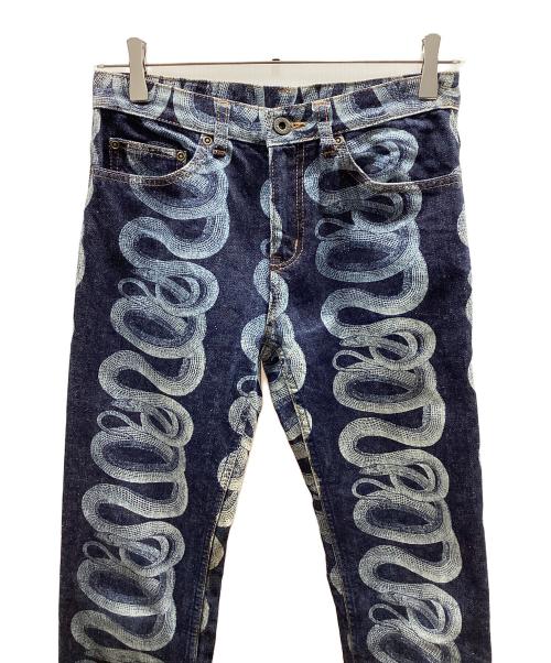 hysterics（ヒステリックス）hysterics (ヒステリックス) ウミヘビデニム ブルー サイズ:Sの古着・服飾アイテム