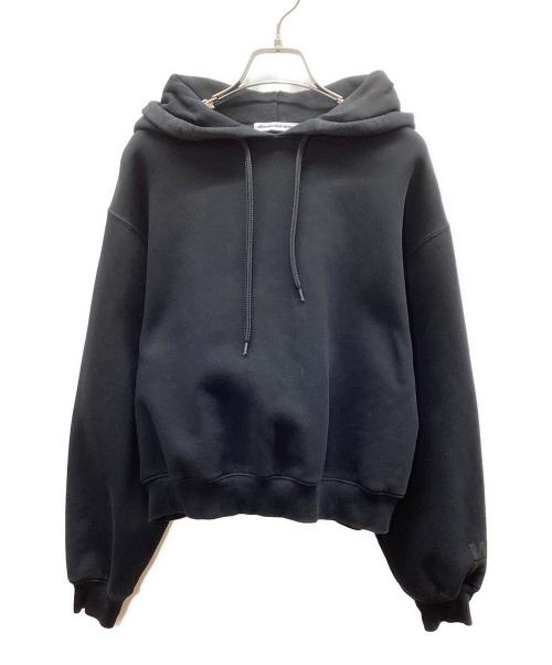 ALEXANDER WANG（アレキサンダー・ワン）ALEXANDER WANG (アレキサンダー・ワン) クロップドパーカー ブラック サイズ:Sの古着・服飾アイテム